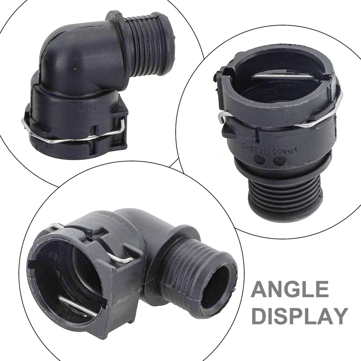 Heater Hose Fitting Straight & Elbow for Matrix Inlet Hose
