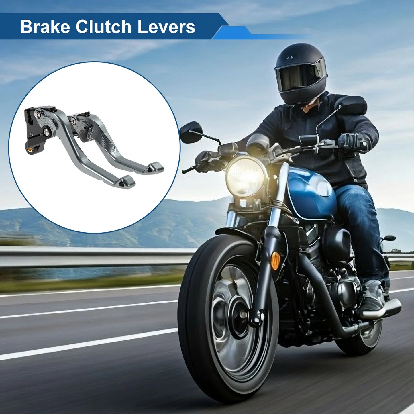 Short Brake Clutch Levers for Kawasaki Ninja ZX-10R (2015–2024)