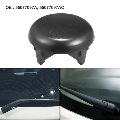 Rear Windshield Wiper Arm Nut Cover for Jeep Grand Cherokee (2001-2004) Black