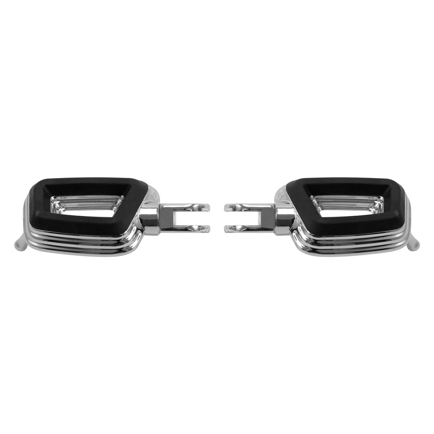 Chrome Driver Footpegs for Harley Softail Low Rider S (2018-2025)
