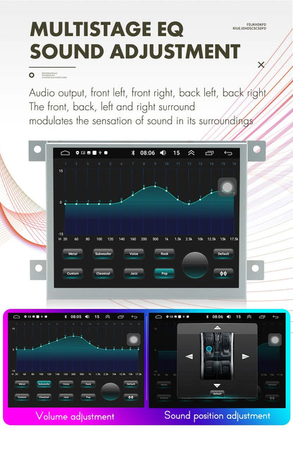8.4" Android 14 Stereo GPS Navigation for Jeep Grand Cherokee, Chrysler 300