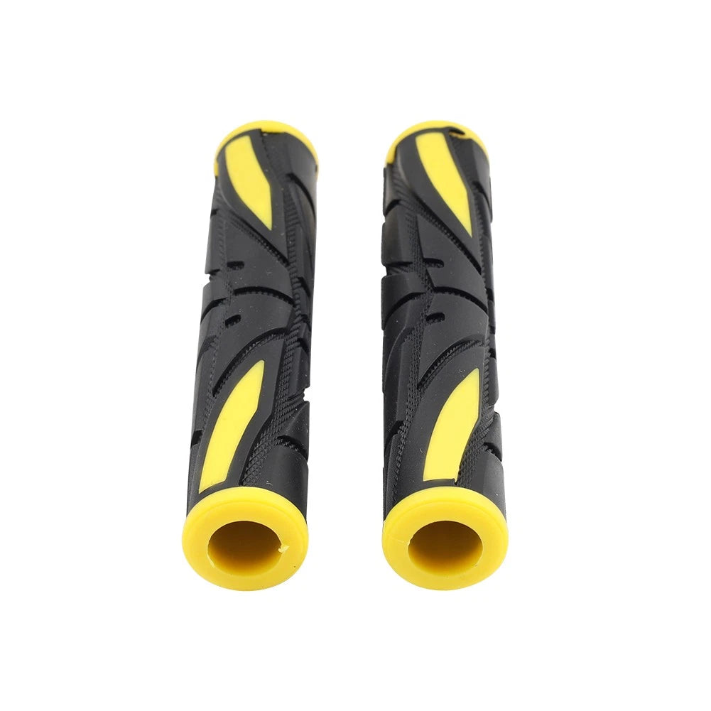 Yellow Universal Motor Brake Clutch Lever Grips Rubber Sleeve Cover
