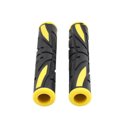 Yellow Universal Motor Brake Clutch Lever Grips Rubber Sleeve Cover