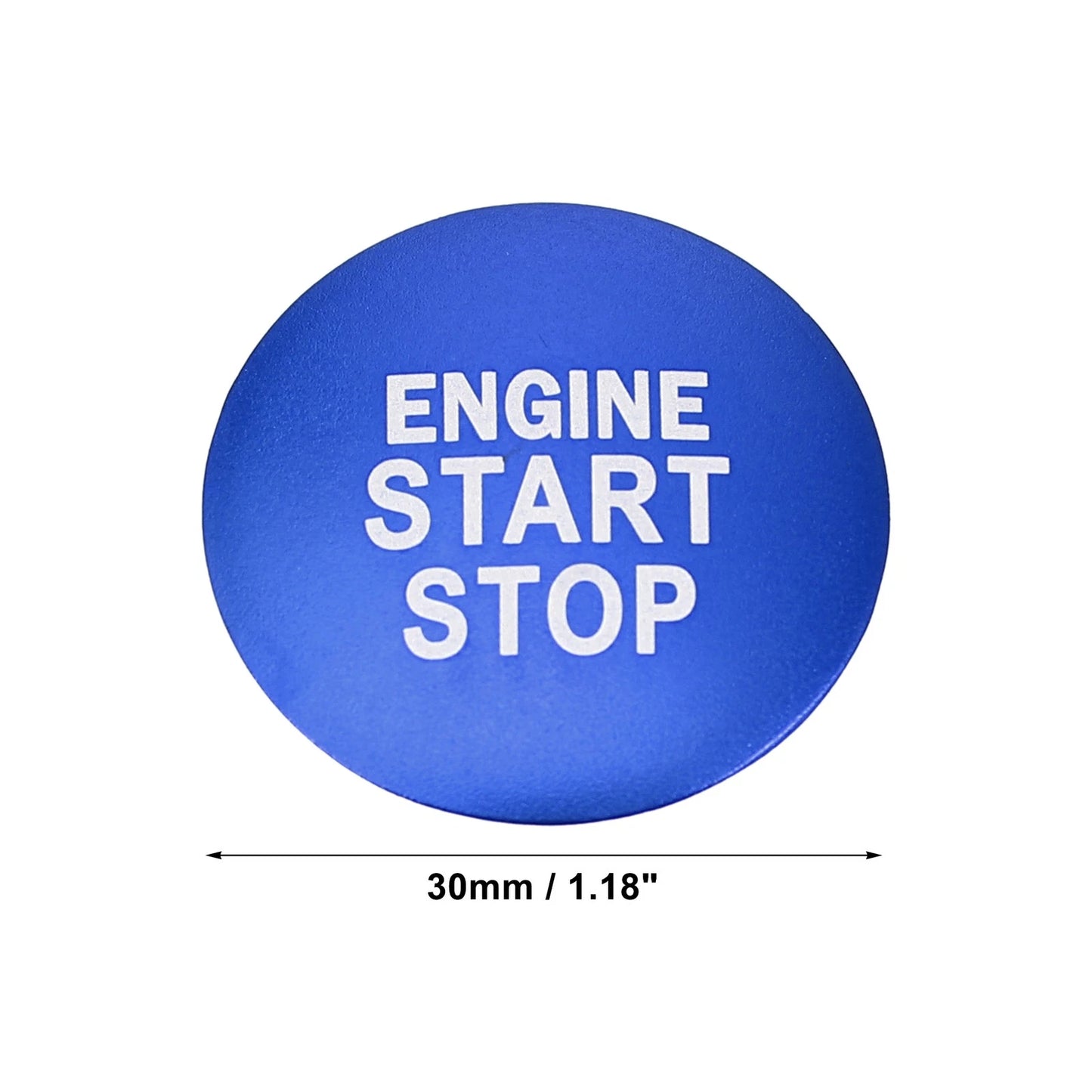 Engine Start Stop Button Cover for Toyota Camry (2018-2023) - Aluminum Blue