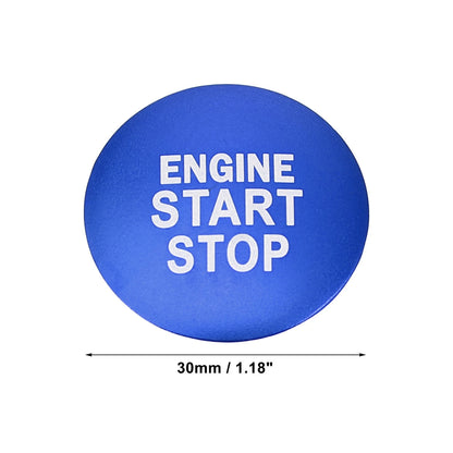 Engine Start Stop Button Cover for Toyota Camry (2018-2023) - Aluminum Blue