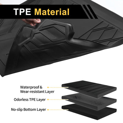 Rear Trunk Mat for BMW X5 5 Seats (2014-2018) TPE Cargo Liner Upgrade