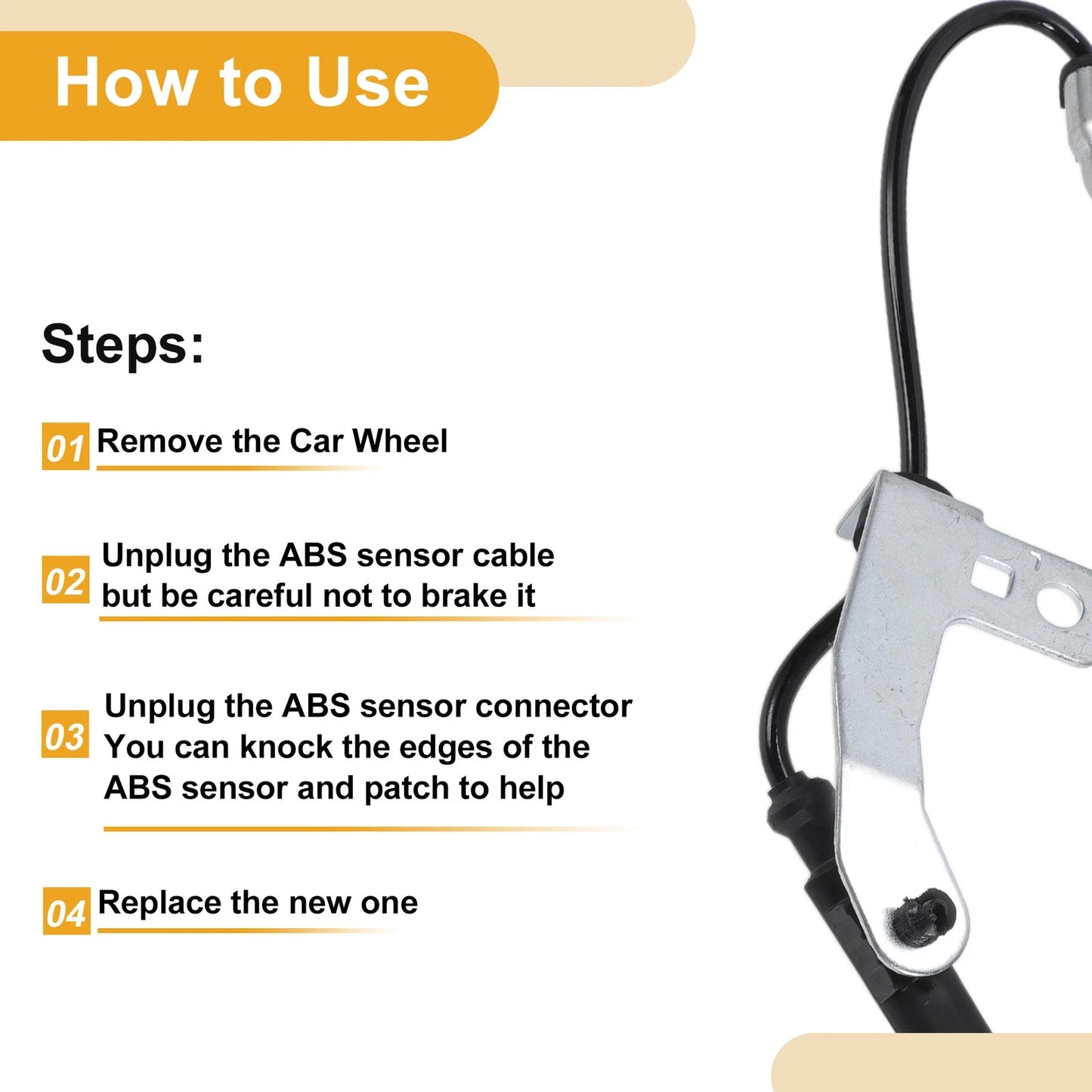 ABS Wheel Speed Sensor for Subaru Outback (2000-2004) Rear Left