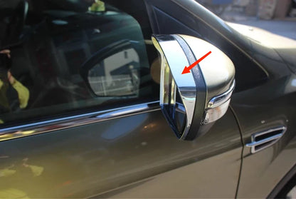 Rearview Mirror Brow Rain Shade Cover Trim for Ford Escape Kuga (2013-2019)