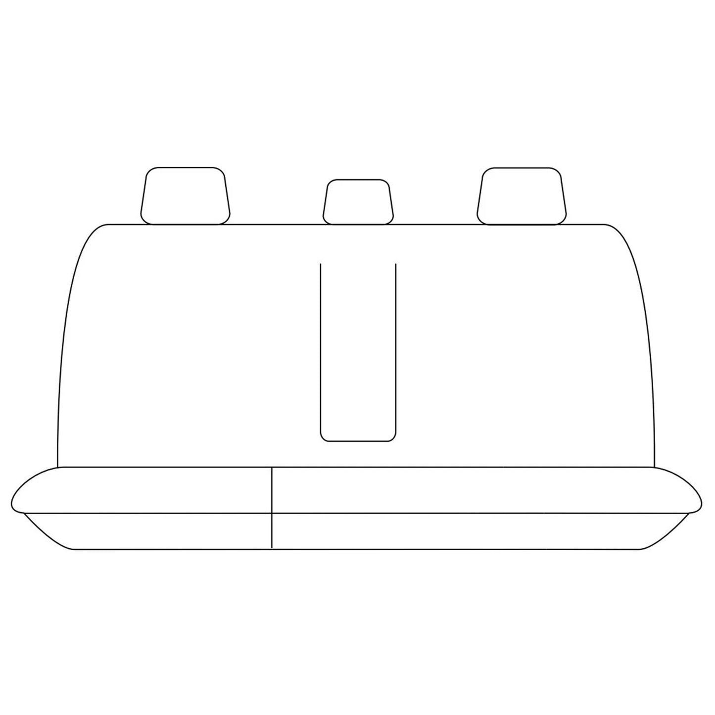 Tailor Made Black Neoprene Seat Covers for Toyota Hilux GUN126/136 (2015–2020)