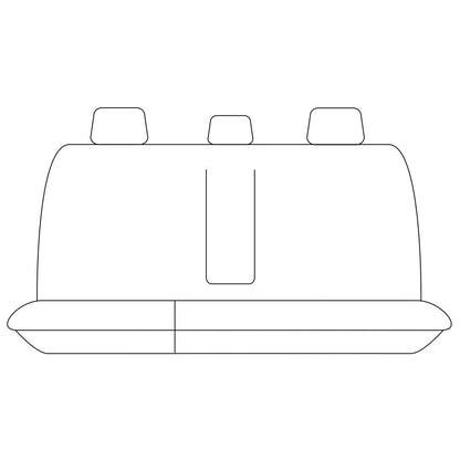 Tailor Made Black Neoprene Seat Covers for Toyota Hilux GUN126/136 (2015–2020)