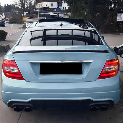 Rear Boot Spoiler Lip for Benz C Class Coupe C204 (2011-2014)