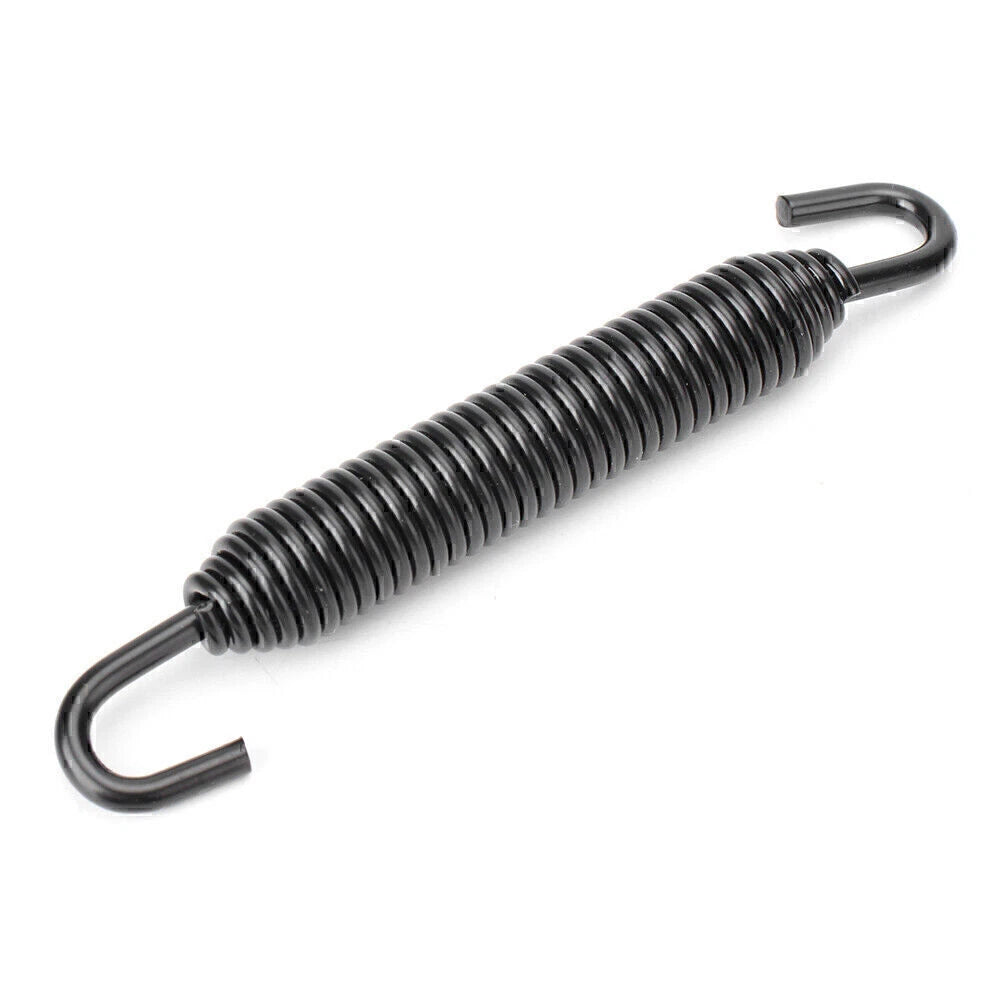 Black Universal Long Outlaw Racing Stainless Header Exhaust Springs 83mm