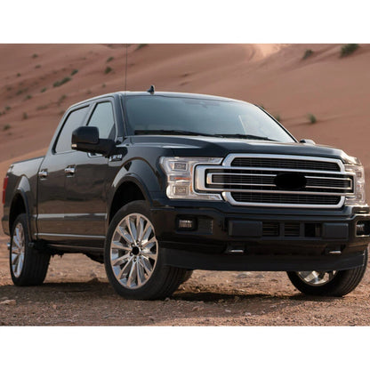 Textured Black Replacement Mirror Covers for Ford F150 (2015-2020)