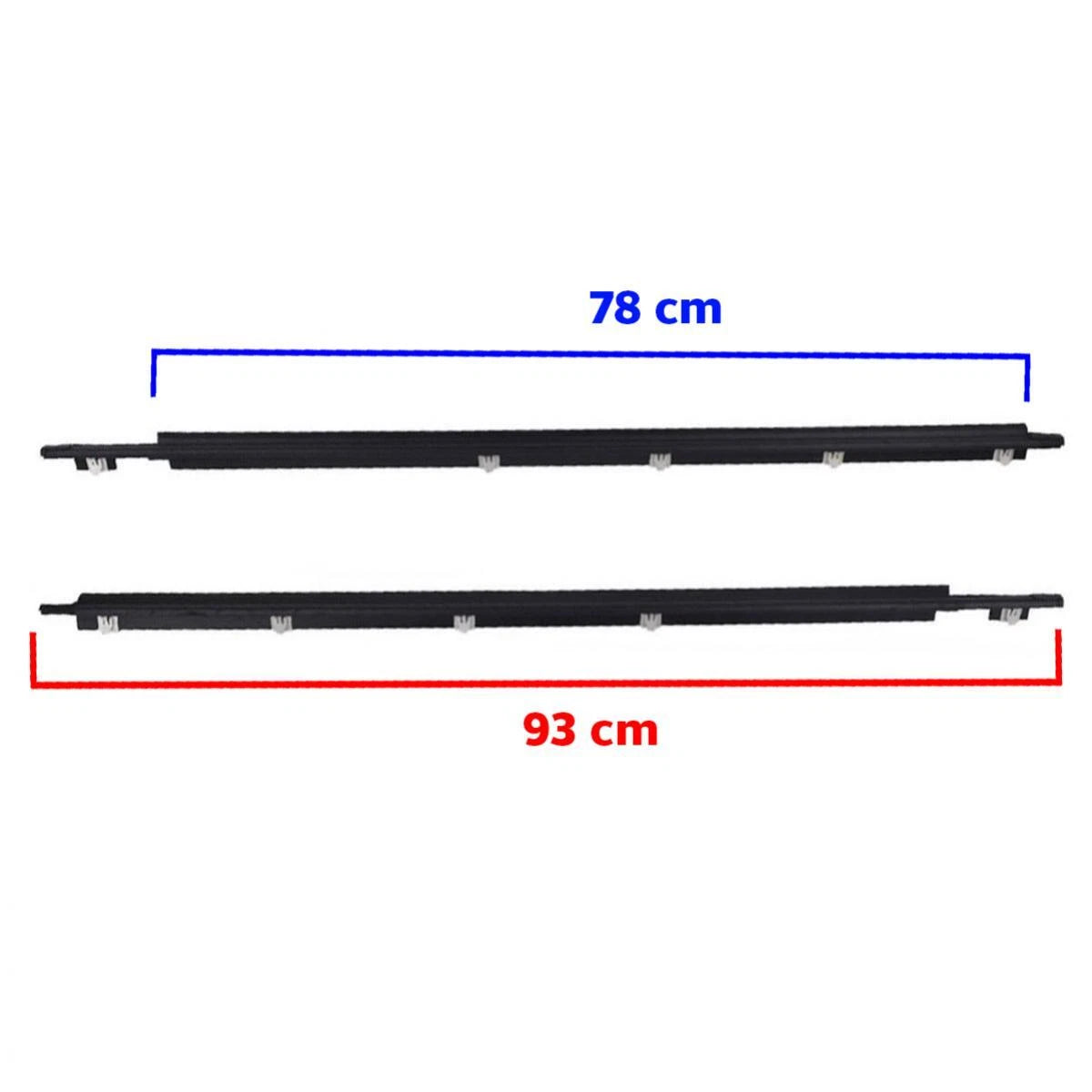 Weatherstrip Door Belt Outer+Inner Fits Mitsubishi Cyclone Triton 1986-1996 D09