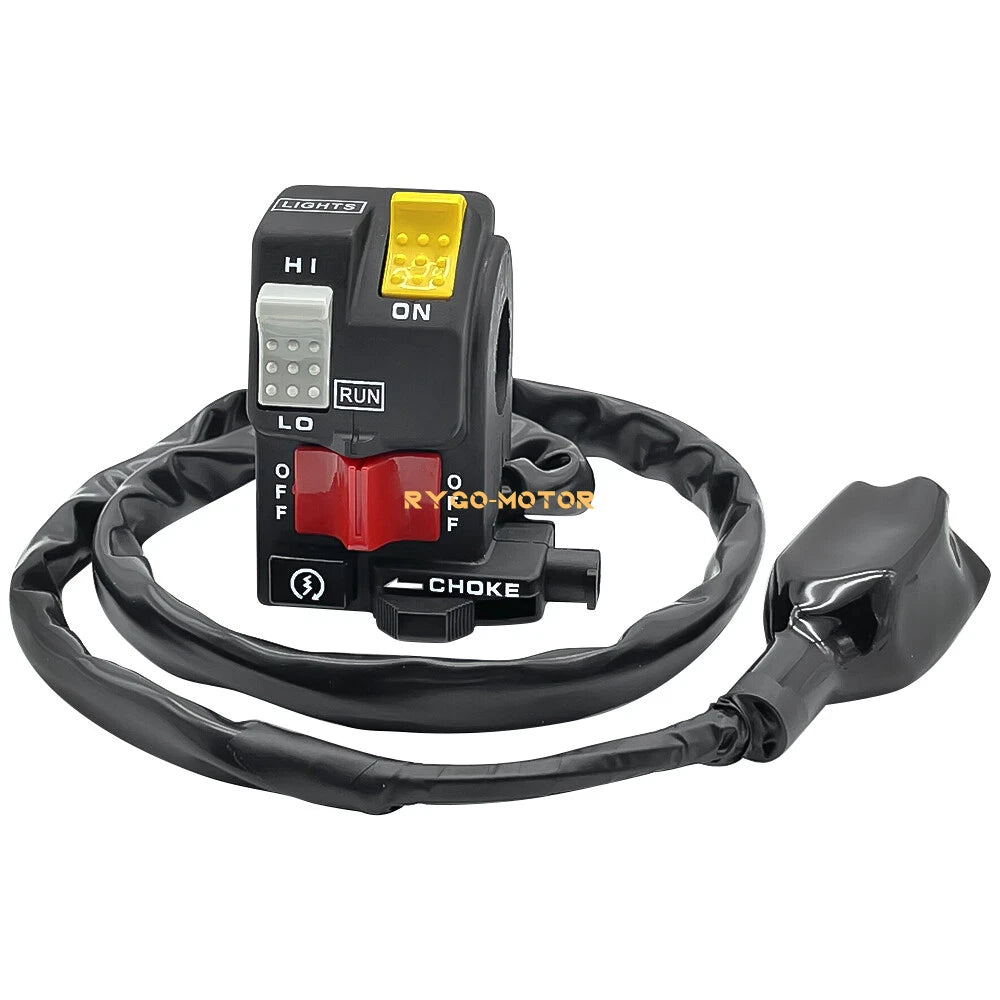 Handlebar Switch Start/Kill/Light/Choke for Honda ATC250ES Big Red (1985–1987)