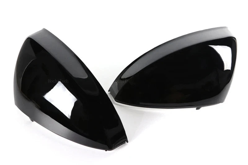 Gloss Black Side Wing Mirror Caps w Lane Assist for Audi TT TTS (2014–2023)