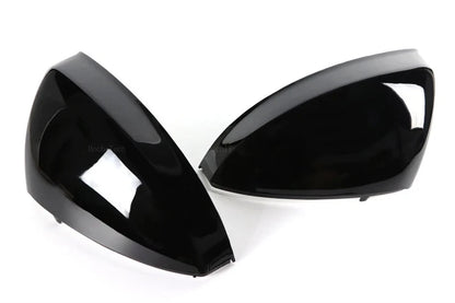 Gloss Black Side Wing Mirror Caps w Lane Assist for Audi TT TTS (2014–2023)
