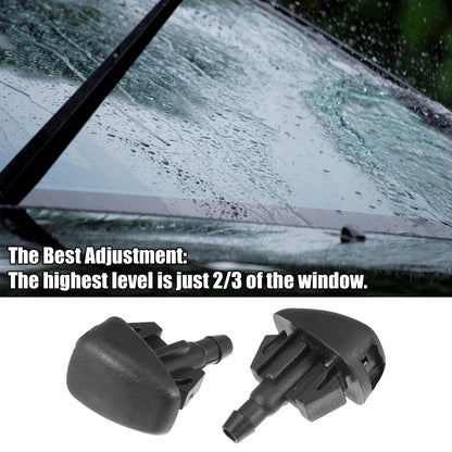3 x Front Windshield Washer Nozzles for Mazda CX-9 (2016-2018)