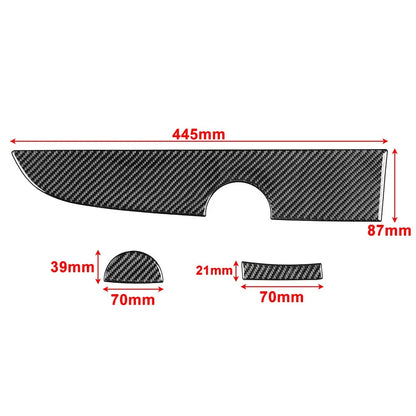 Carbon Fiber Co-pilot Dashboard Panel Cover for Fiat 500 (2012-2015)