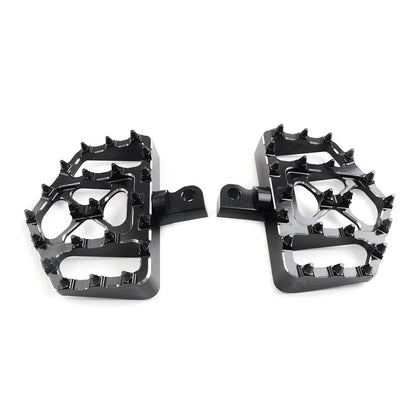 Wide Red Foot Pegs for Harley Touring Sportster Softail Dyna