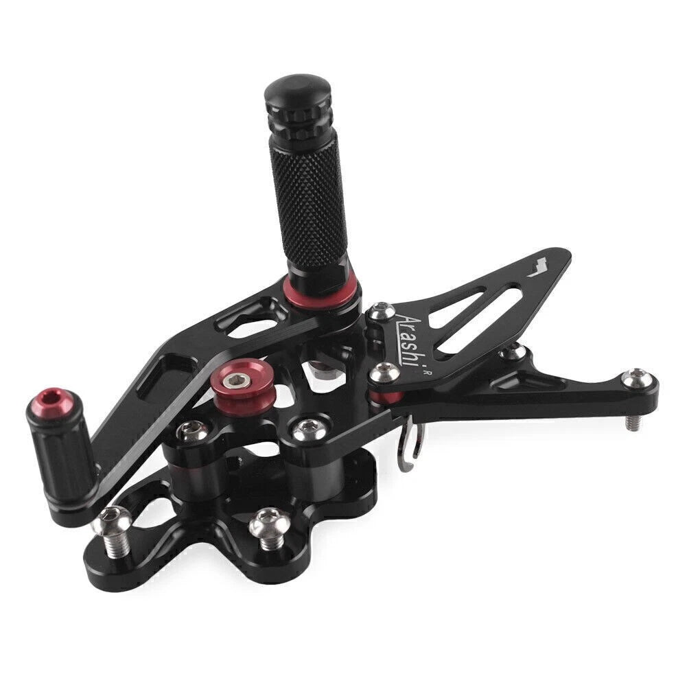 Rearsets Footpegs for Suzuki GSXR600 2015 Black