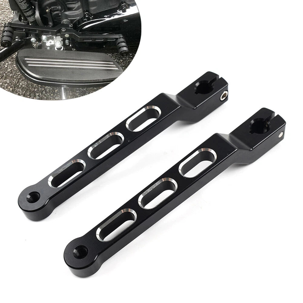 Billet Heel Toe Shift Lever Black & Silver for Harley Tour Electra Street Glide (2009-2023)
