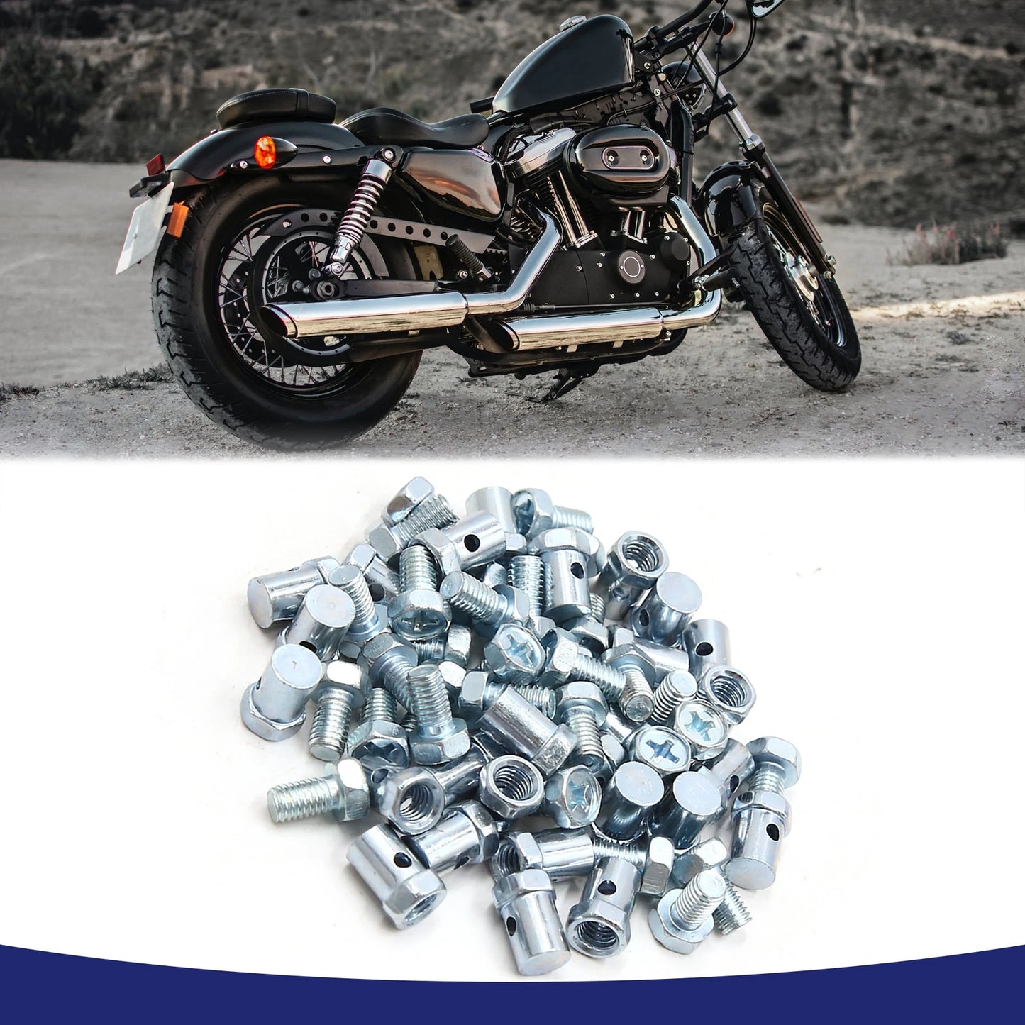 Thread / 30 x Brake Cable Wire Solderless Nipple Screws for Motorcycle Scooter
