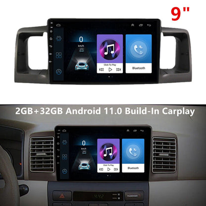 9" Android 11 Stereo Radio  32GB GPS for Toyota Corolla (2003-2008)