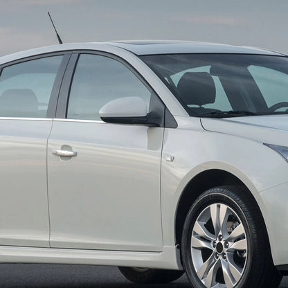 Left Driver Side Mirror Cover Cap White Shell for Chevrolet Cruze (2009-2016)