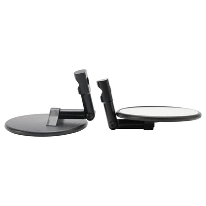 Handlebar End Mirrors 2 x Black Round Plastic M8 M10 for Superbike
