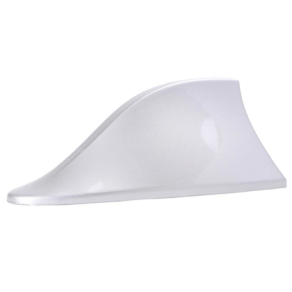 Shark Fin Roof Antenna for Universal Car - FM/AM Radio Receiver - Silver