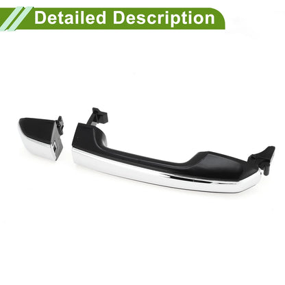 Silver Tone Exterior Door Handle for Toyota Lexus GX460 4Runner (2010-2021)