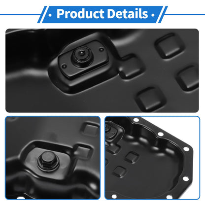 Engine Oil Pan for Nissan Altima (2013-2018) - Steel Black