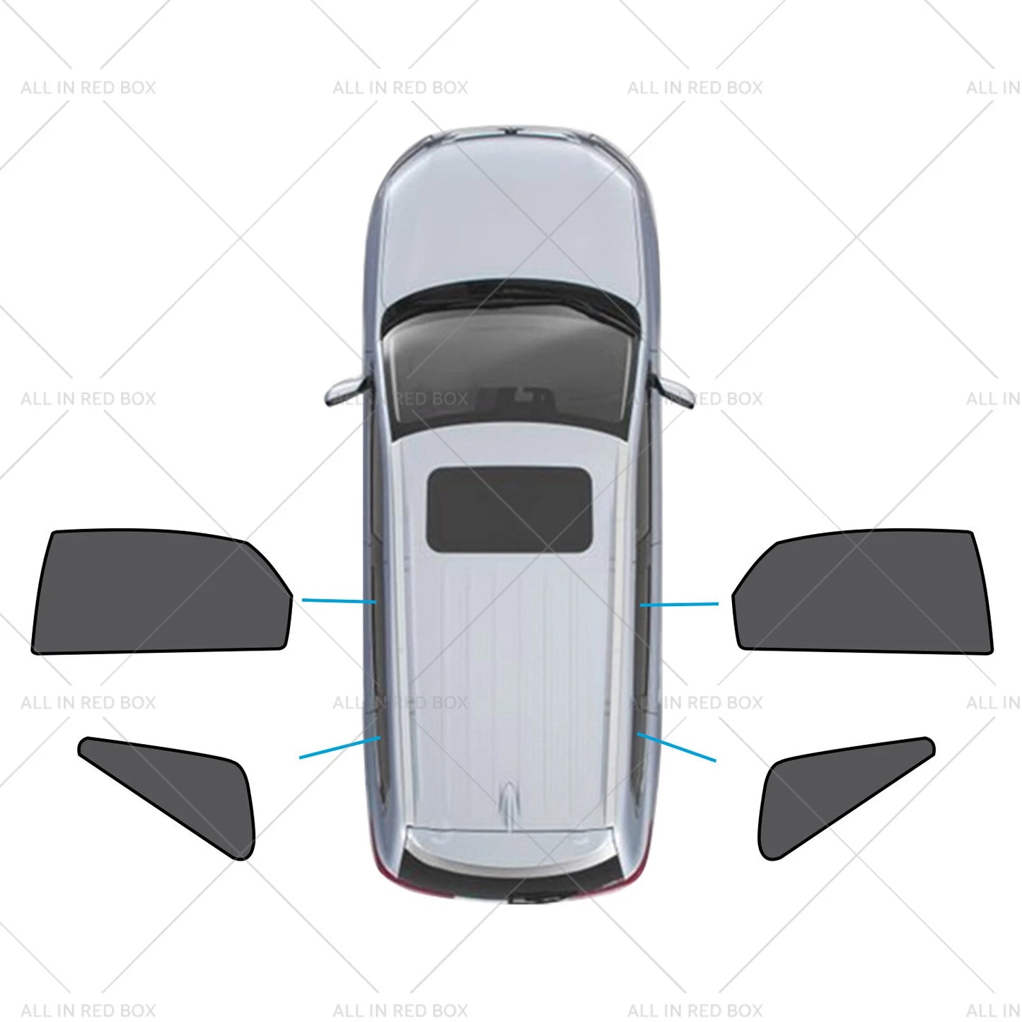 Magnetic Mesh Sun Blind Shades for Lexus NX Series (2014-2021)