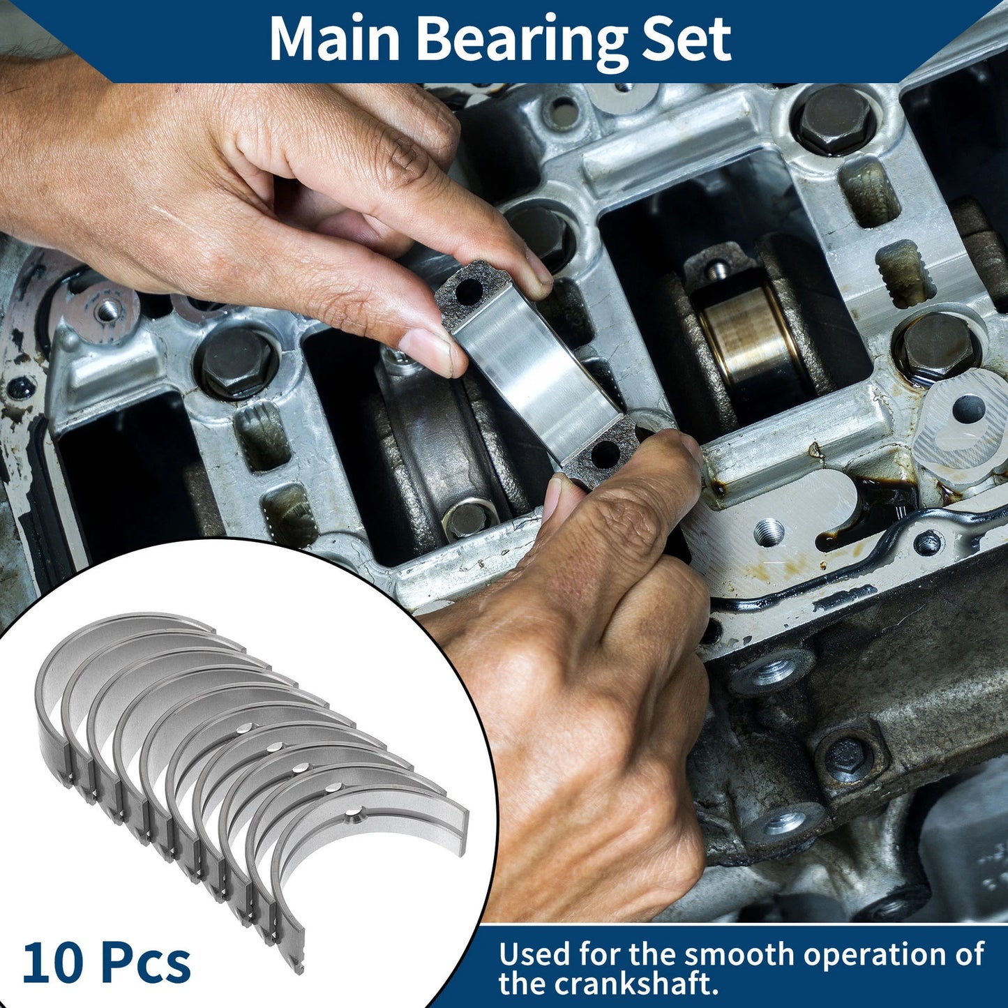 Main Bearing Set for Kia Soul (2012-2017)