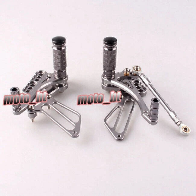 Adjustable CNC Rearset Footpegs for Suzuki GSX-R 1000 (2001-2023)