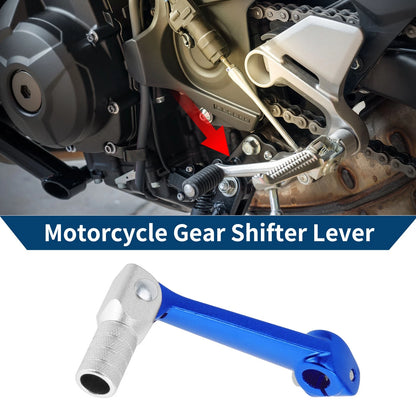 Folding Shifter Lever for Bosuer M5 Blue Silver Tone Head