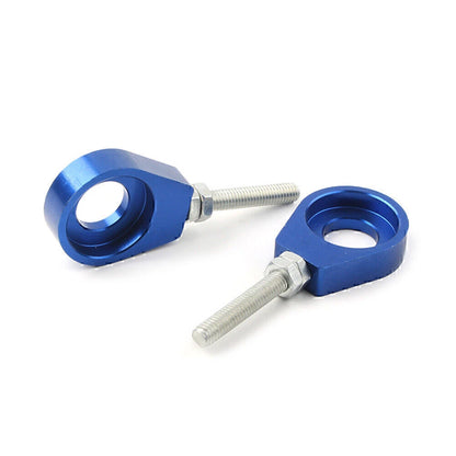 15mm Chain Adjuster Tensioner Blocks for Dirt Bike Quad ATV CRF50 SSR Blue