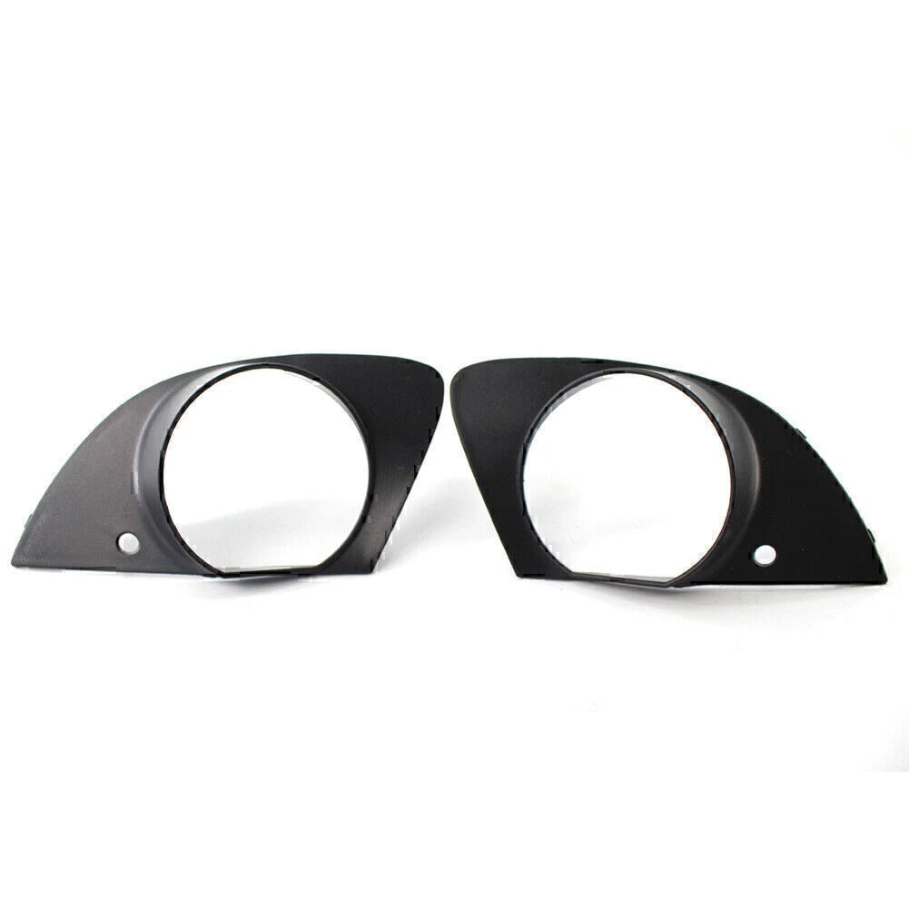 Black Fog Light Lamp Covers for BMW E65 E66 750i 760Li (2006-2008)