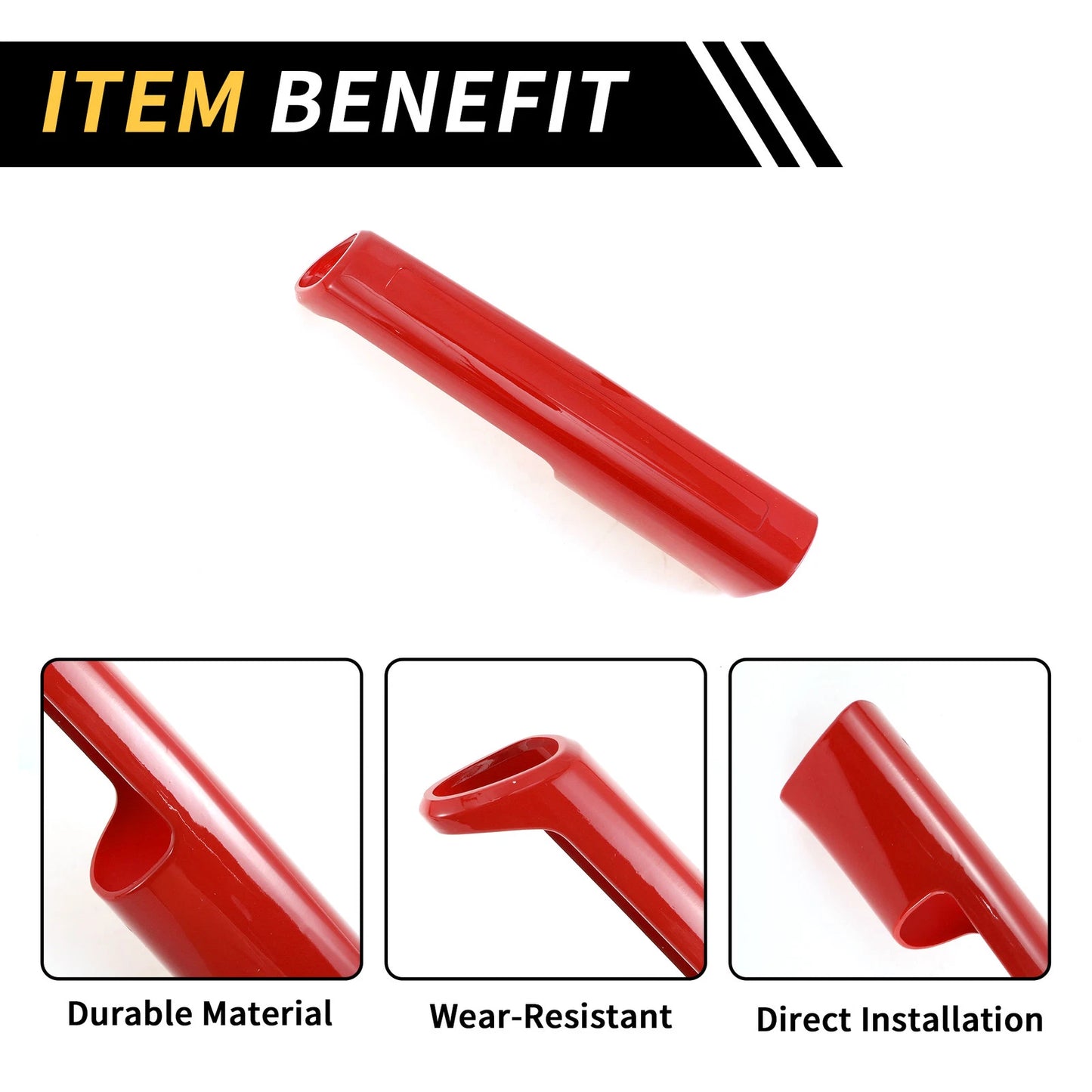 Parking Handbrake Cover Trim for Jeep Wrangler JK JKU (2011-2017) Red