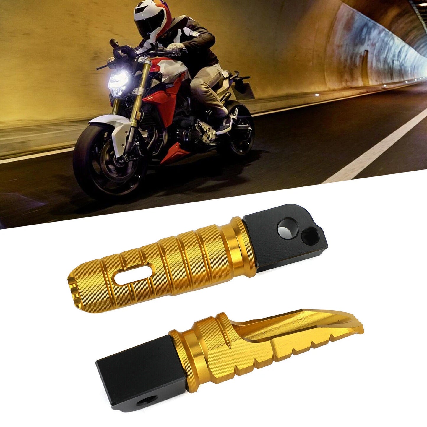 Rear Footrest Pegs for BMW R NINET, F900R, 900XR, R1200R, R1200RS (2014-2023)