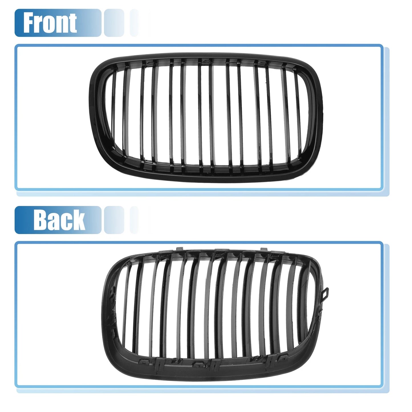 Front Hood Bumper Grille for BMW X5 X6 E70 (2007-2013)