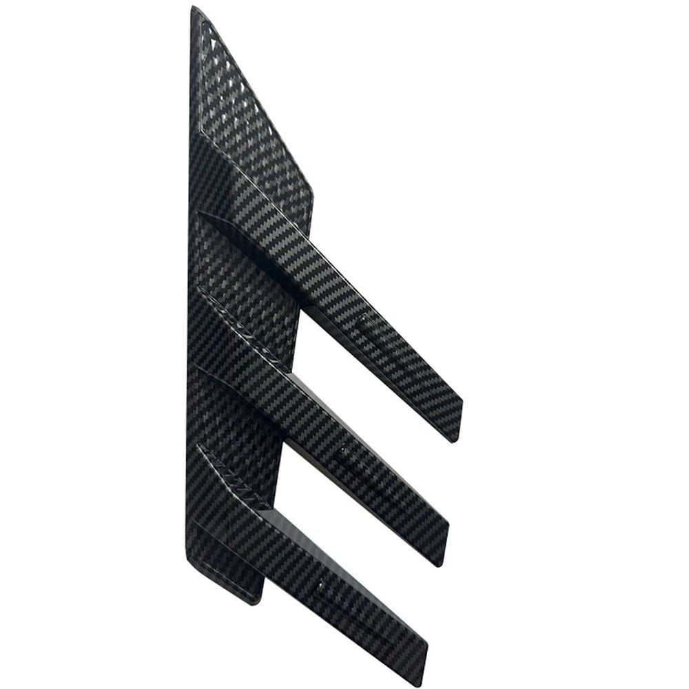 Carbon Fiber Look Rear Windshield Sticker Trim for Car (No Year Specified)