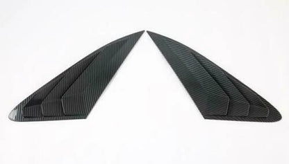 2x Carbon Fiber Side Vent Scoop Louver Trim for KIA K5 Optima (2021–2022)