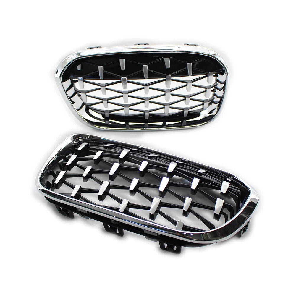 Chrome Front Bumper Kidney Grille for BMW 1 Series F20 F21 (2011-2019)