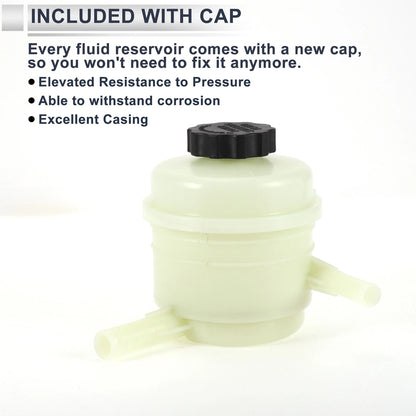 Power Steering Reservoir for Kia Spectra (2002-2004) 1 Pc Beige