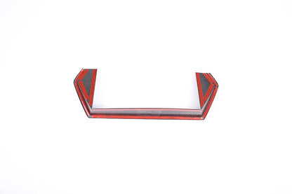 Carbon Fiber Center Console LCD Screen Cover Trim For Lamborghini URUS 2018-2022