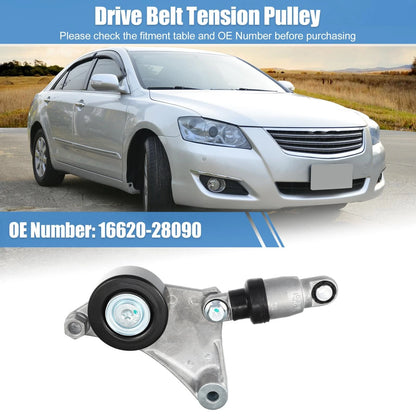 Belt Tensioner Assembly with Pulley for Toyota Camry Highlander RAV4 Solara