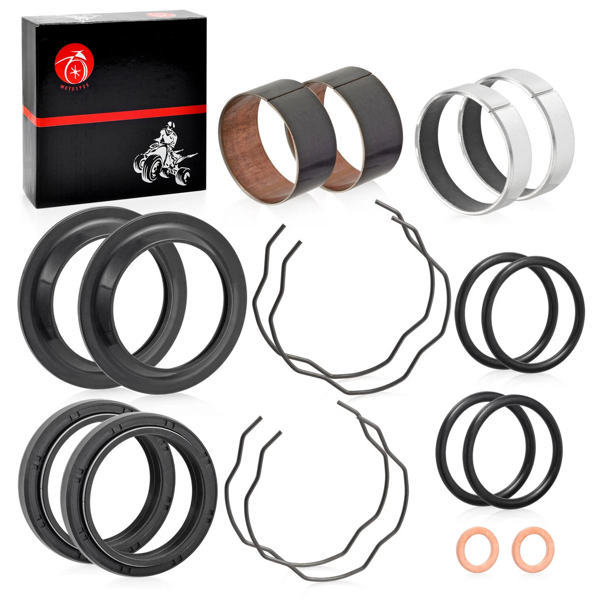 Fork Bushing Dust Oil Seals Kit for Honda Shadow ACE 750/Sabre 1100