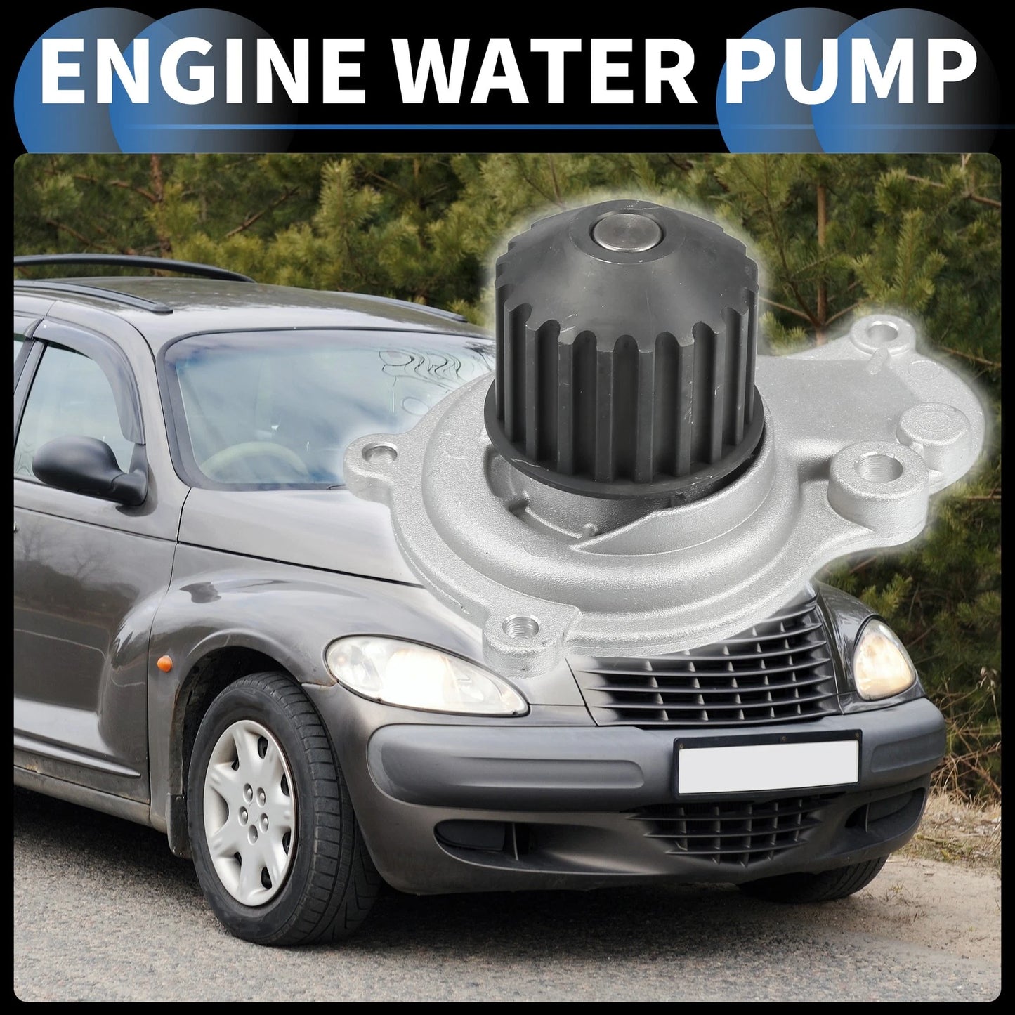 Water Pump for Chrysler Pt Cruiser With Timing Belt Kit
